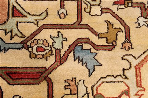 Serapi Beige Hand Knotted 911 X 1310 Area Rug 301-30916 Image 5