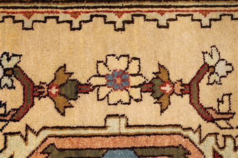 Serapi Beige Hand Knotted 911 X 1310 Area Rug 301-30916 Image 6