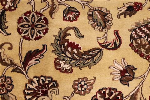Jaipur Yellow Hand Knotted 100 X 140 Area Rug 301-30917 Image 6