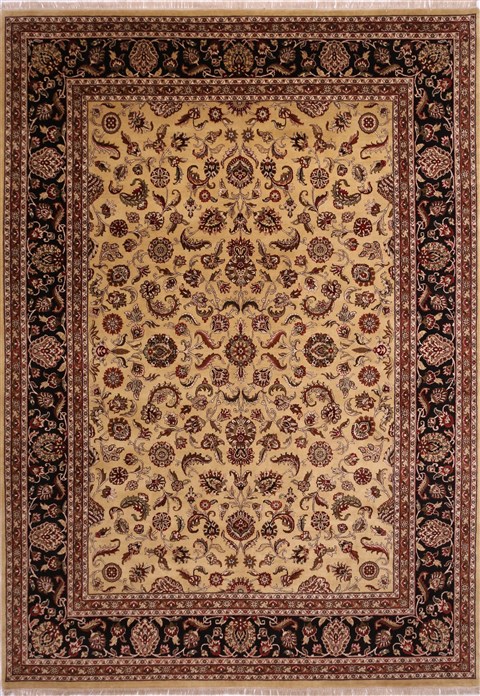 Jaipur Yellow Hand Knotted 100 X 140 Area Rug 301-30917 Image 0