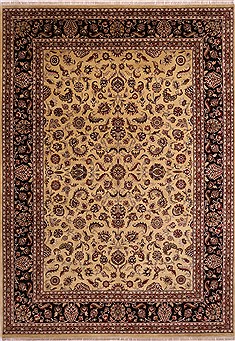 Jaipur Yellow Hand Knotted 10'0" X 14'0"  Area Rug 301-30917
