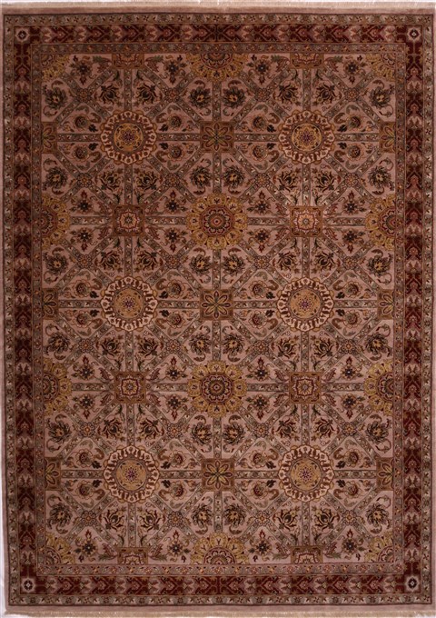 Jaipur Purple Hand Knotted 100 X 140 Area Rug 301-30918 Image 0