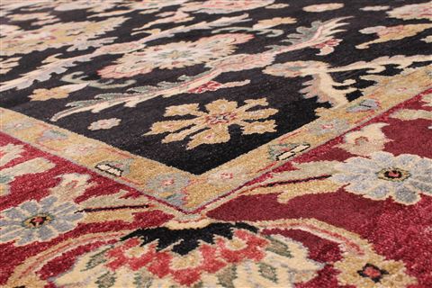 Jaipur Black Hand Knotted 96 X 136 Area Rug 301-30919 Image 2