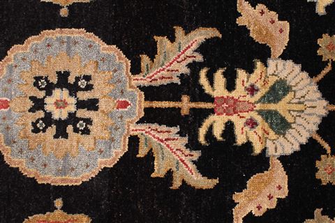 Jaipur Black Hand Knotted 96 X 136 Area Rug 301-30919 Image 3