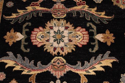 Jaipur Black Hand Knotted 96 X 136 Area Rug 301-30919 Image 4