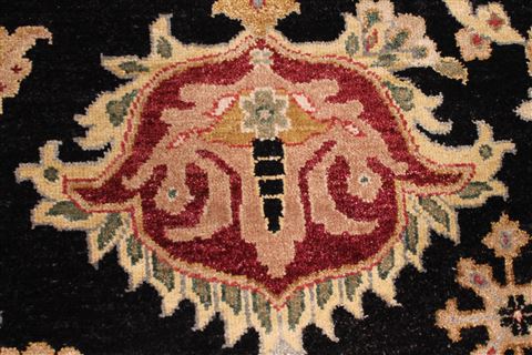 Jaipur Black Hand Knotted 96 X 136 Area Rug 301-30919 Image 6