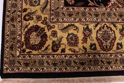 Jaipur Black Hand Knotted 100 X 140 Area Rug 301-30920 Image 1