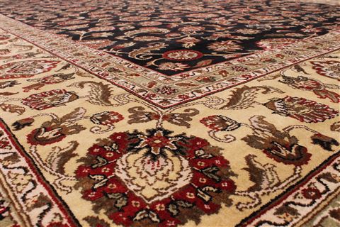 Jaipur Black Hand Knotted 100 X 140 Area Rug 301-30920 Image 2