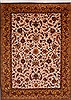 Sarouk Beige Hand Knotted 911 X 138  Area Rug 301-30921 Thumb 0