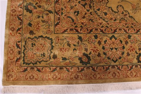 Jaipur Yellow Hand Knotted 100 X 1310 Area Rug 301-30923 Image 1