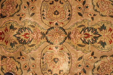 Jaipur Yellow Hand Knotted 100 X 1310 Area Rug 301-30923 Image 3