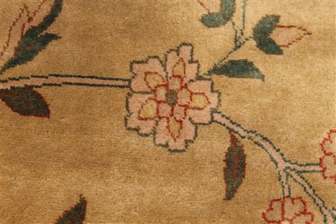 Jaipur Yellow Hand Knotted 100 X 1310 Area Rug 301-30923 Image 6