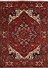 Serapi Red Hand Knotted 99 X 137  Area Rug 301-30924 Thumb 0