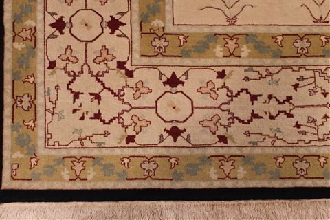 Jaipur Beige Hand Knotted 96 X 133 Area Rug 301-30926 Image 1