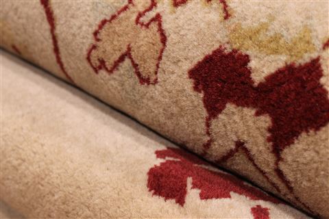 Jaipur Beige Hand Knotted 96 X 133 Area Rug 301-30926 Image 3
