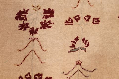 Jaipur Beige Hand Knotted 96 X 133 Area Rug 301-30926 Image 6