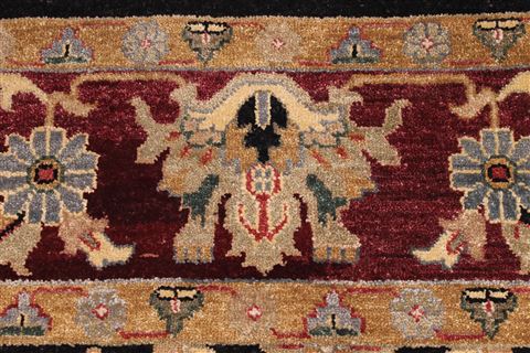 Jaipur Black Hand Knotted 96 X 136 Area Rug 301-30927 Image 11
