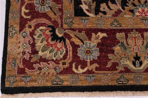 Jaipur Black Hand Knotted 96 X 136 Area Rug 301-30927 Image 1