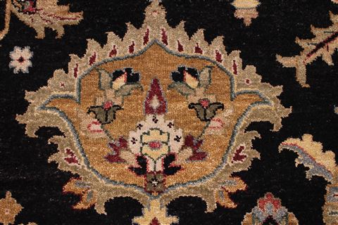 Jaipur Black Hand Knotted 96 X 136 Area Rug 301-30927 Image 6