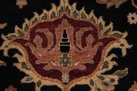 Jaipur Black Hand Knotted 96 X 136 Area Rug 301-30927 Image 8