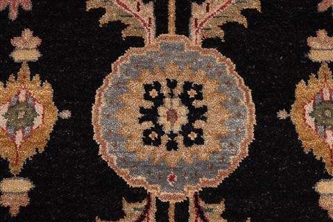Jaipur Black Hand Knotted 96 X 136 Area Rug 301-30927 Image 9