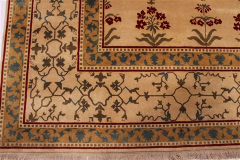 Jaipur Beige Hand Knotted 911 X 136 Area Rug 301-30928 Image 1