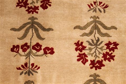 Jaipur Beige Hand Knotted 911 X 136 Area Rug 301-30928 Image 6