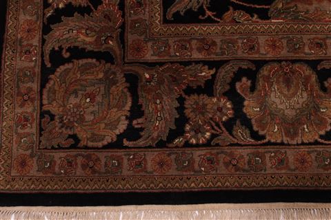 Jaipur Black Hand Knotted 101 X 141 Area Rug 301-30932 Image 1