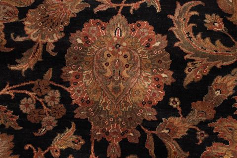 Jaipur Black Hand Knotted 101 X 141 Area Rug 301-30932 Image 7