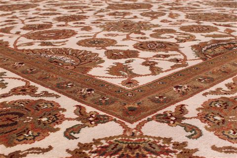 Jaipur White Hand Knotted 101 X 138 Area Rug 301-30933 Image 2