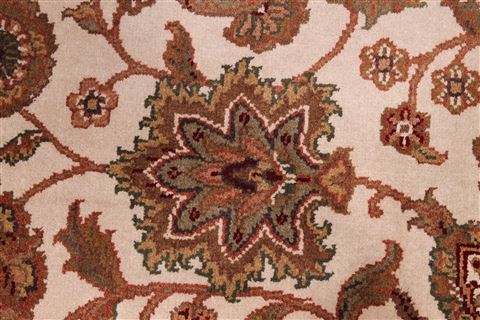 Jaipur White Hand Knotted 101 X 138 Area Rug 301-30933 Image 7