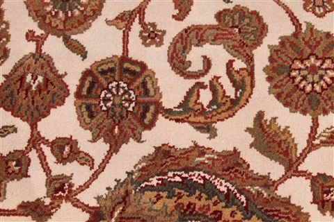 Jaipur White Hand Knotted 101 X 138 Area Rug 301-30933 Image 9