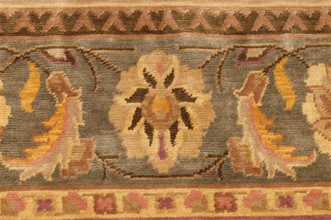 Indo-Tibetan Beige Hand Knotted 911 X 143 Area Rug 301-30935 Image 10