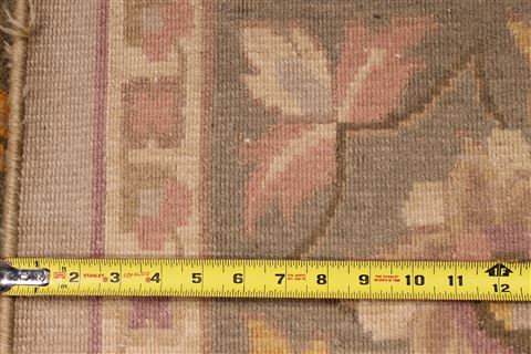 Indo-Tibetan Beige Hand Knotted 911 X 143 Area Rug 301-30935 Image 4