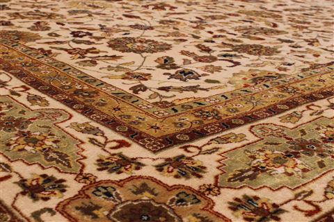 Jaipur White Hand Knotted 99 X 138 Area Rug 301-30940 Image 2
