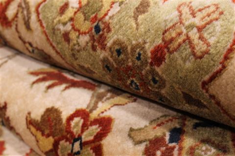 Jaipur White Hand Knotted 99 X 138 Area Rug 301-30940 Image 4