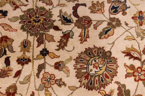 Jaipur White Hand Knotted 99 X 138 Area Rug 301-30940 Image 7
