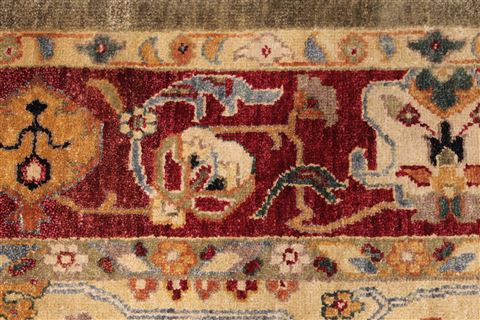 Jaipur Green Hand Knotted 96 X 136 Area Rug 301-30944 Image 10
