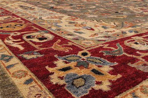Jaipur Green Hand Knotted 96 X 136 Area Rug 301-30944 Image 2
