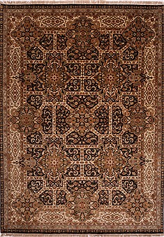 Jaipur Black Hand Knotted 10'1" X 13'11"  Area Rug 301-30945