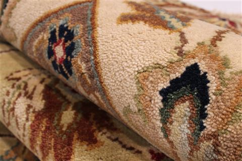 Jaipur Yellow Hand Knotted 911 X 139 Area Rug 301-30946 Image 4