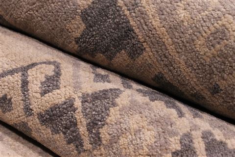 Jaipur Beige Hand Knotted 911 X 148 Area Rug 301-30949 Image 3