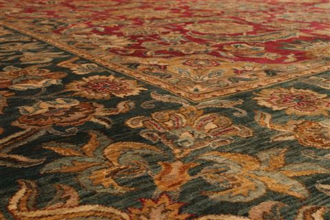 Jaipur Red Hand Knotted 120 X 1411 Area Rug 301-30950 Image 2