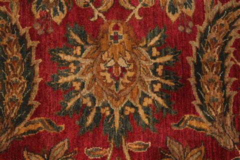 Jaipur Red Hand Knotted 120 X 1411 Area Rug 301-30950 Image 9