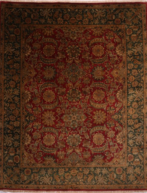 Jaipur Red Hand Knotted 120 X 1411 Area Rug 301-30950 Image 0