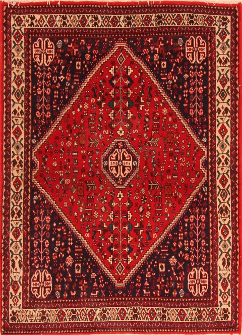 Abadeh Red Hand Knotted 37 X 411  Area Rug 276-30952 Image 0