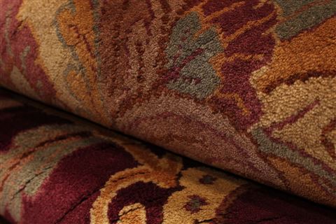 Jaipur Red Hand Knotted 121 X 1411 Area Rug 301-30958 Image 8