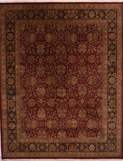 Jaipur Red Hand Knotted 1111 X 1411 Area Rug 301-30959 Image 0