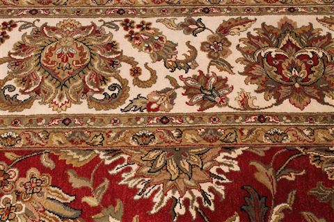Jaipur Red Hand Knotted 121 X 149 Area Rug 301-30960 Image 10