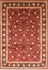 Tabriz Red Hand Knotted 99 X 139  Area Rug 276-30966 Thumb 0